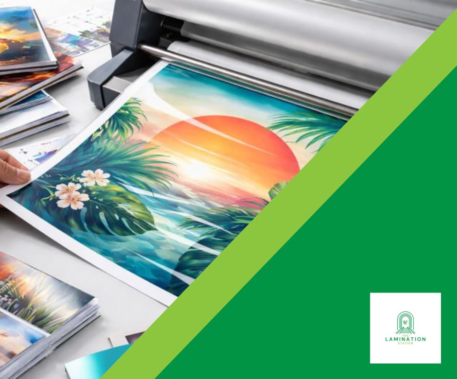 How Lamination Adds Value to Print-On-Demand Products